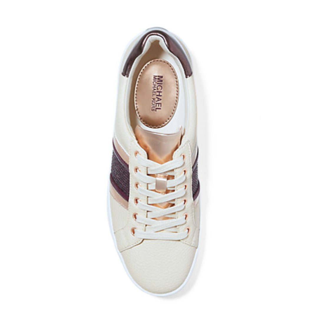 Michael Kors Poppy Logo Stripes Trainer Women - OFFWHT - Off White / 36