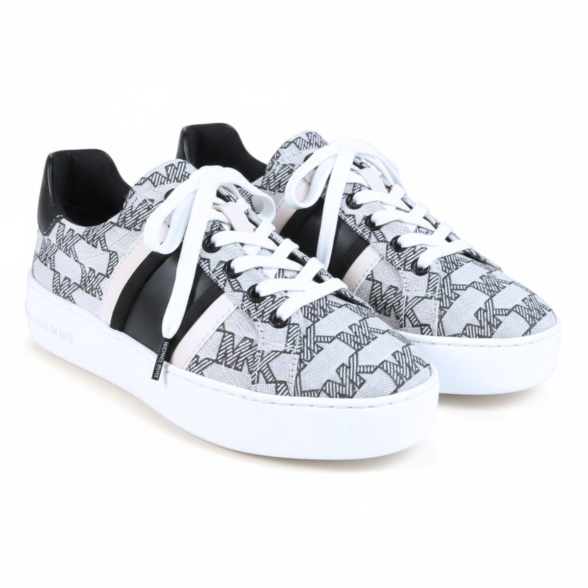 Michael Kors Poppy Logo Trainer Women - BLKGRY - Black-Gray / 36