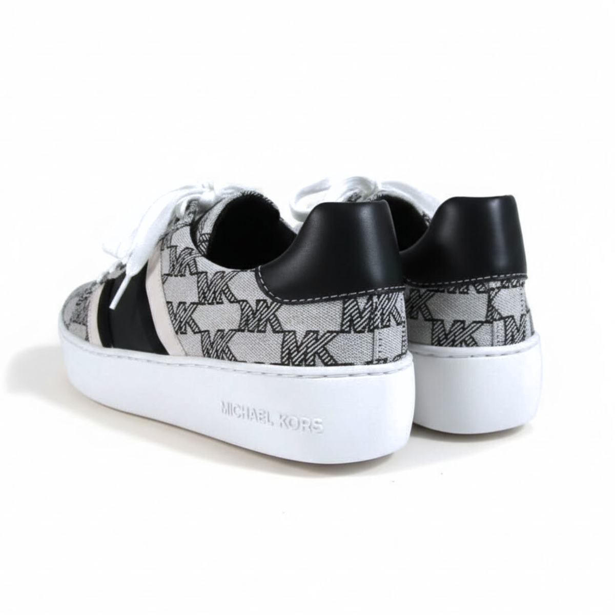 Michael Kors Poppy Logo Trainer Women - BLKGRY - Black-Gray / 36