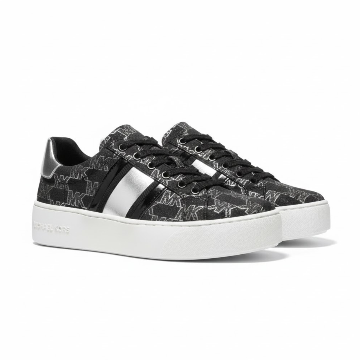 Michael Kors Poppy Logo Trainer Women - BLKSLV