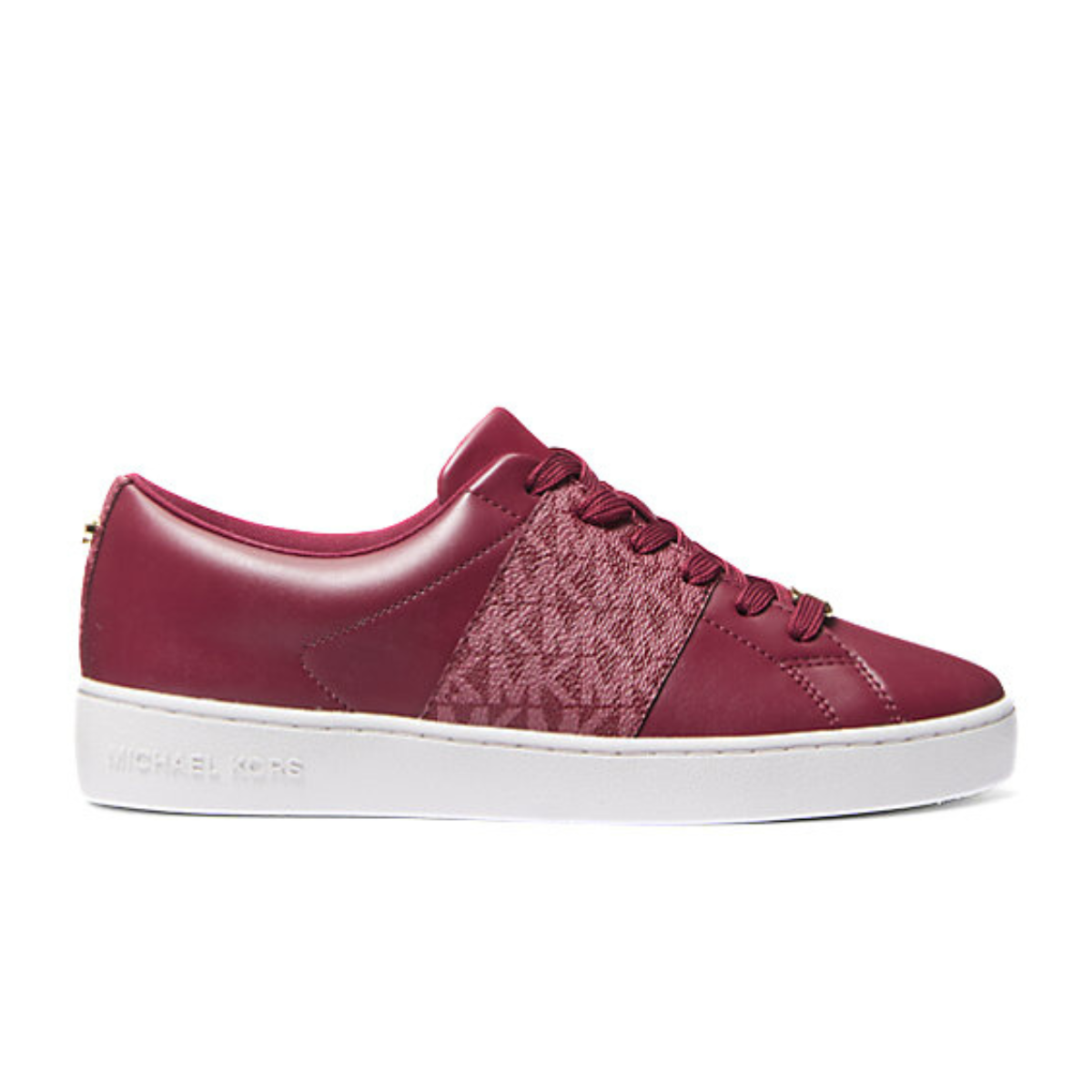 Michael Kors Poppy Logo Trainer Women - BRG - Burgundy / 37