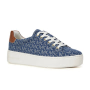Michael Kors Poppy Monogram Lace-up Trainer Women - BLUTAN