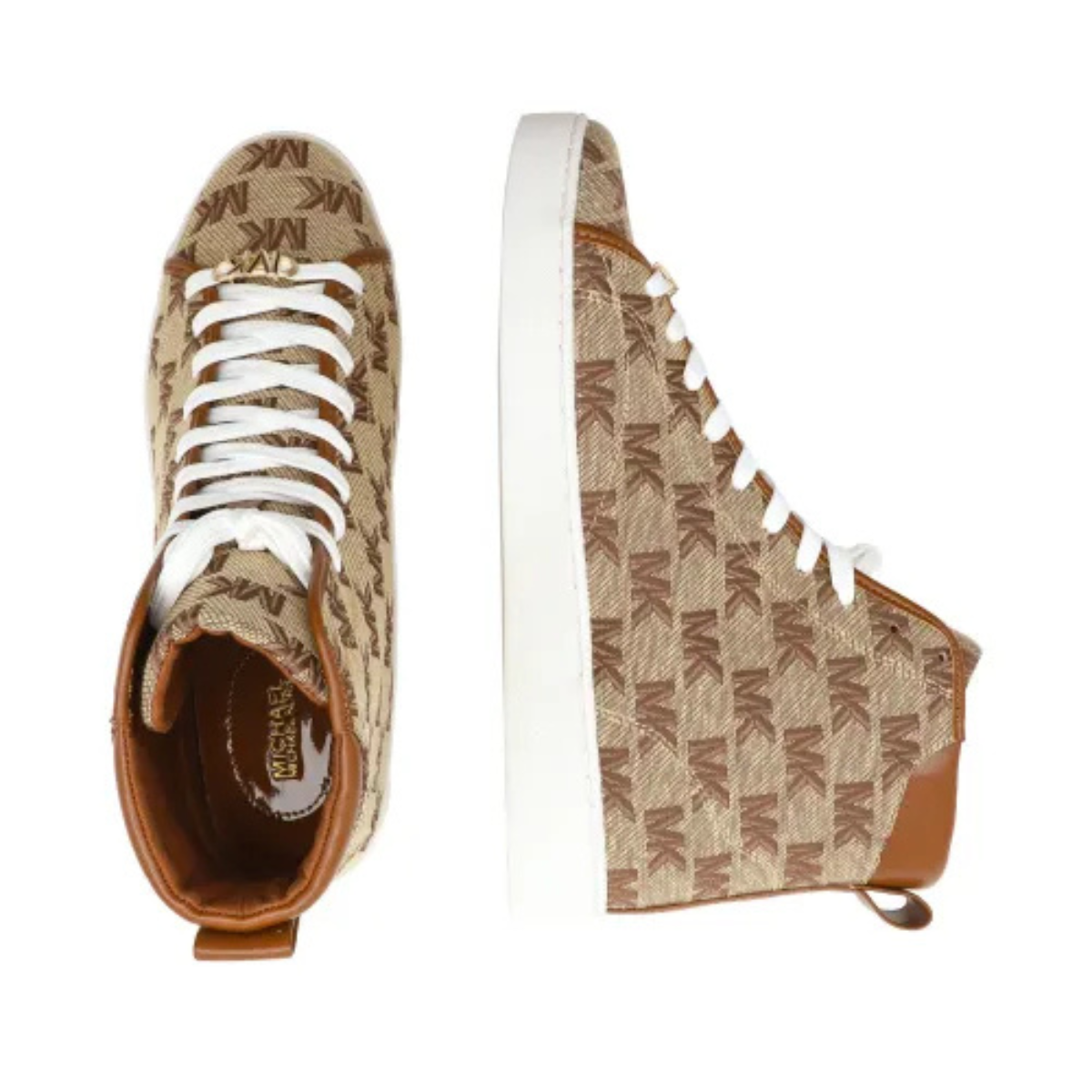 Michael Kors Pre-owned High-top Sneakers Women - BEGBRN - Beige-Brown / 41