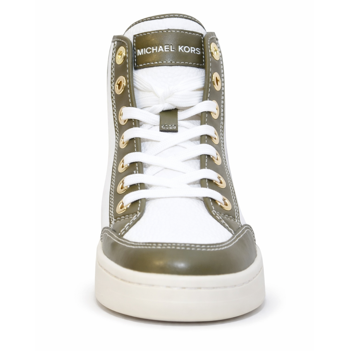 Michael Kors Pre-owned High-top Sneakers Women - WHTOLV - White-Olive / 36