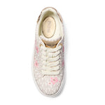 Michael Kors Romey Floral Signature Logo Platform Sneaker - CRM