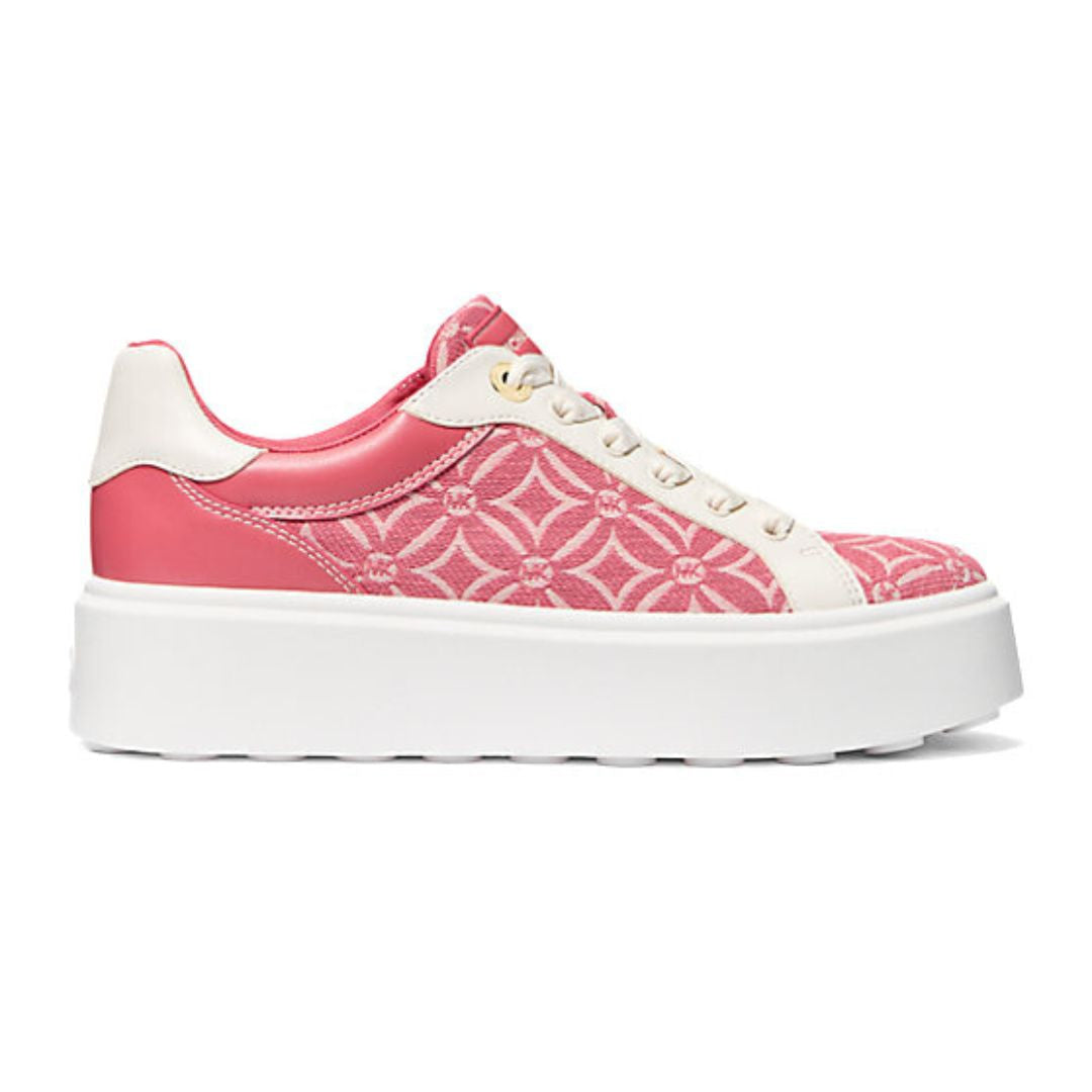 Michael Kors Romey Logo Jacquard Platform Sneaker - RSE - Rose / 39