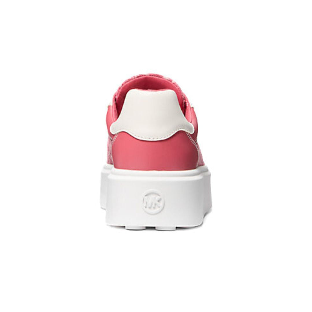 Michael Kors Romey Logo Jacquard Platform Sneaker - RSE - Rose / 39