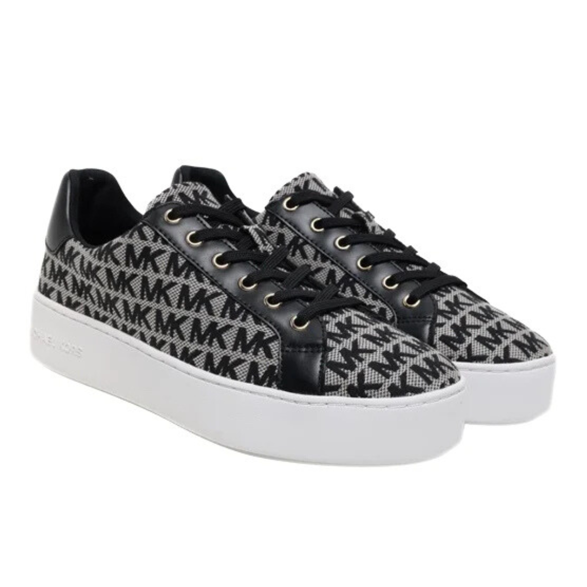 Michael Kors Romey Two-Tone Sneaker Women - BLKGRY - 41.5