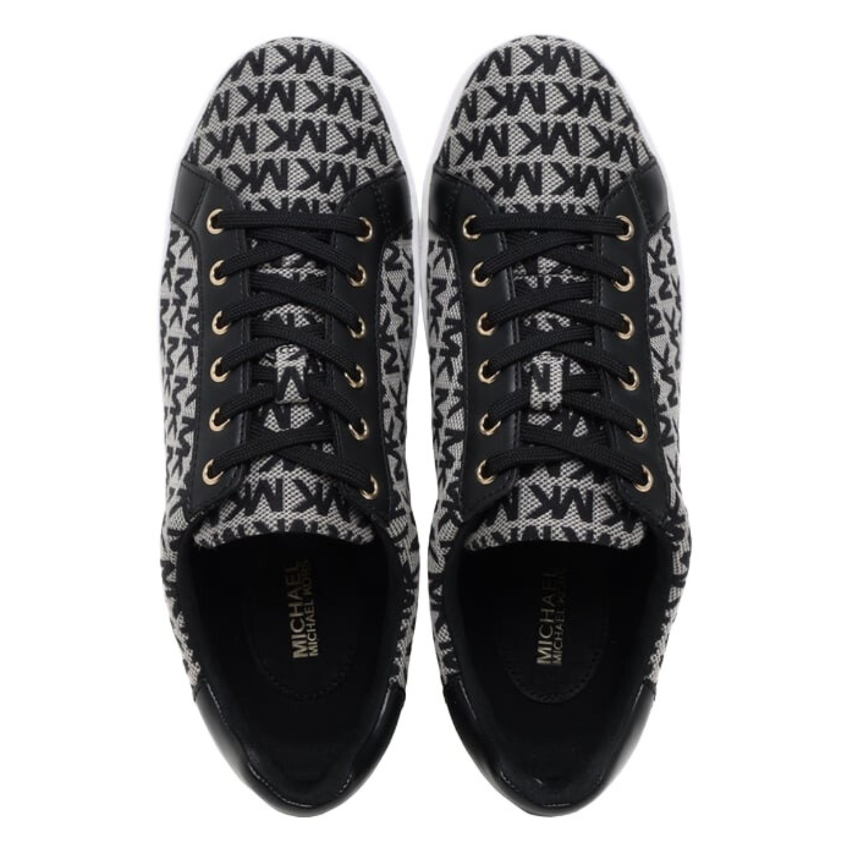 Michael Kors Romey Two-Tone Sneaker Women - BLKGRY - 41.5