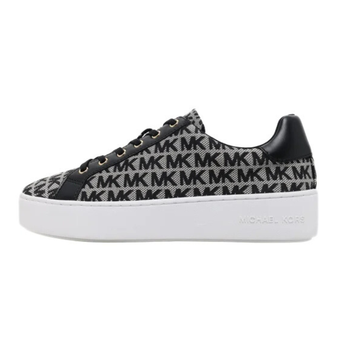 Michael Kors Romey Two-Tone Sneaker Women - BLKGRY - 41.5