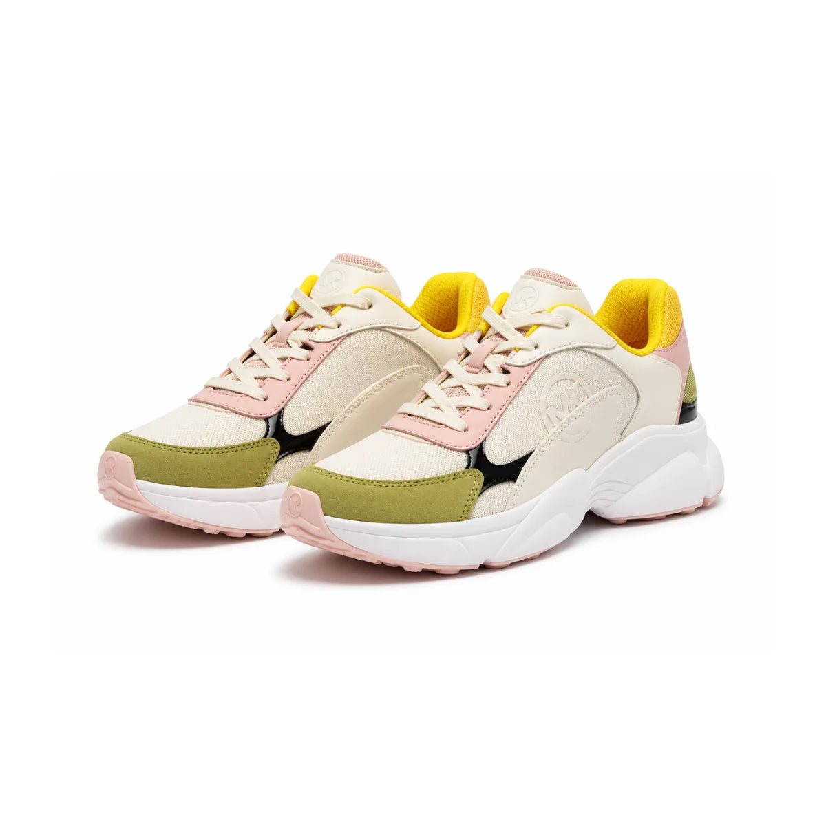 Michael Kors Sami Knit Trainer Sneaker Women - BEGMLT - Beige - Multi / 36.5