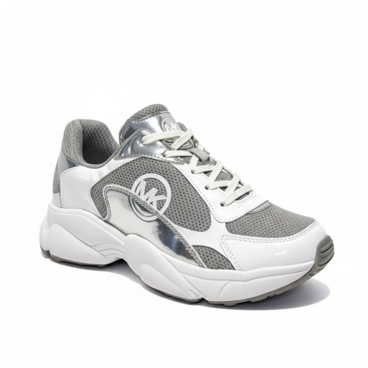 Michael Kors Sami Knit Trainer Sneaker Women - GRYSLV