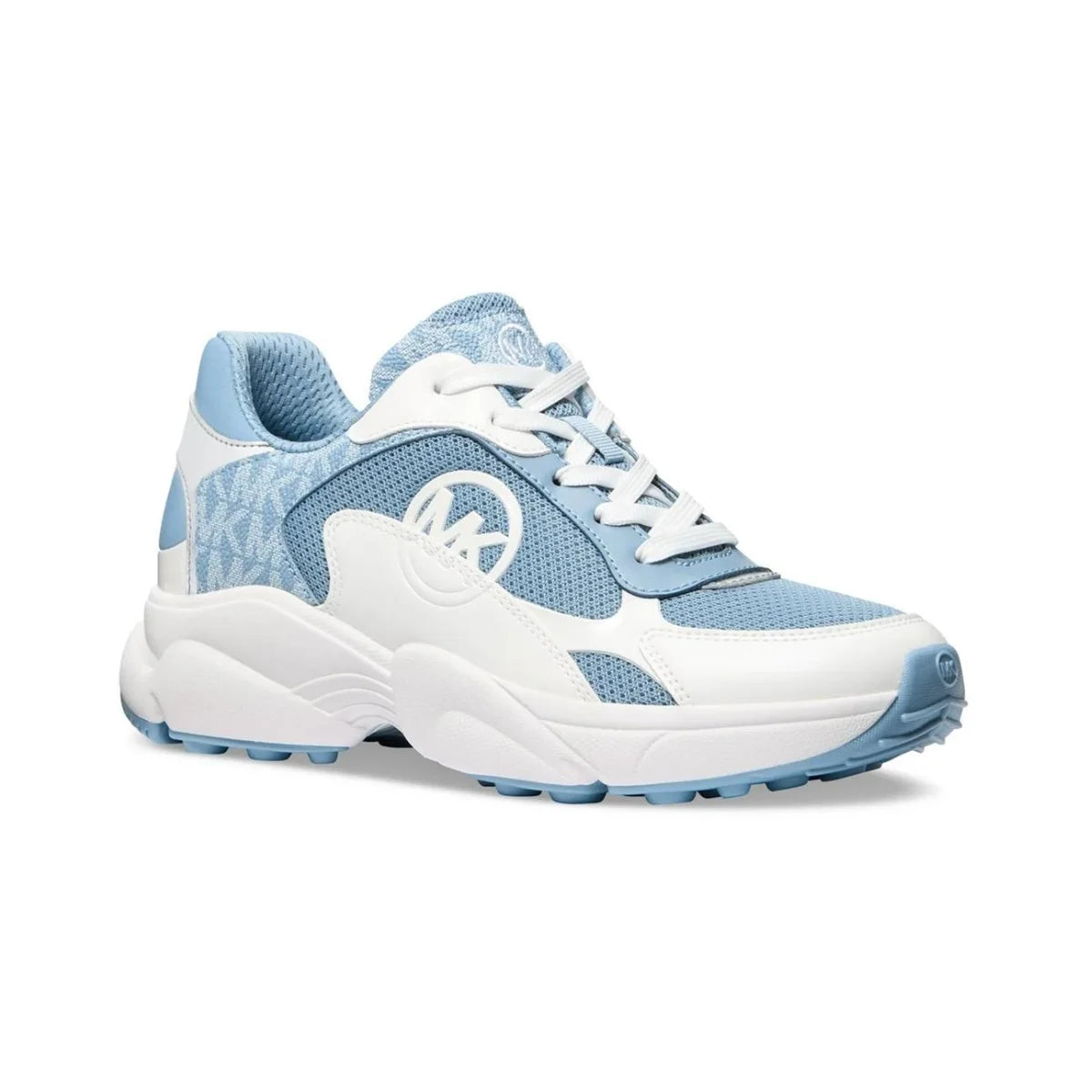 Michael Kors Sami Knit Trainer Sneaker Women - WHTBLU