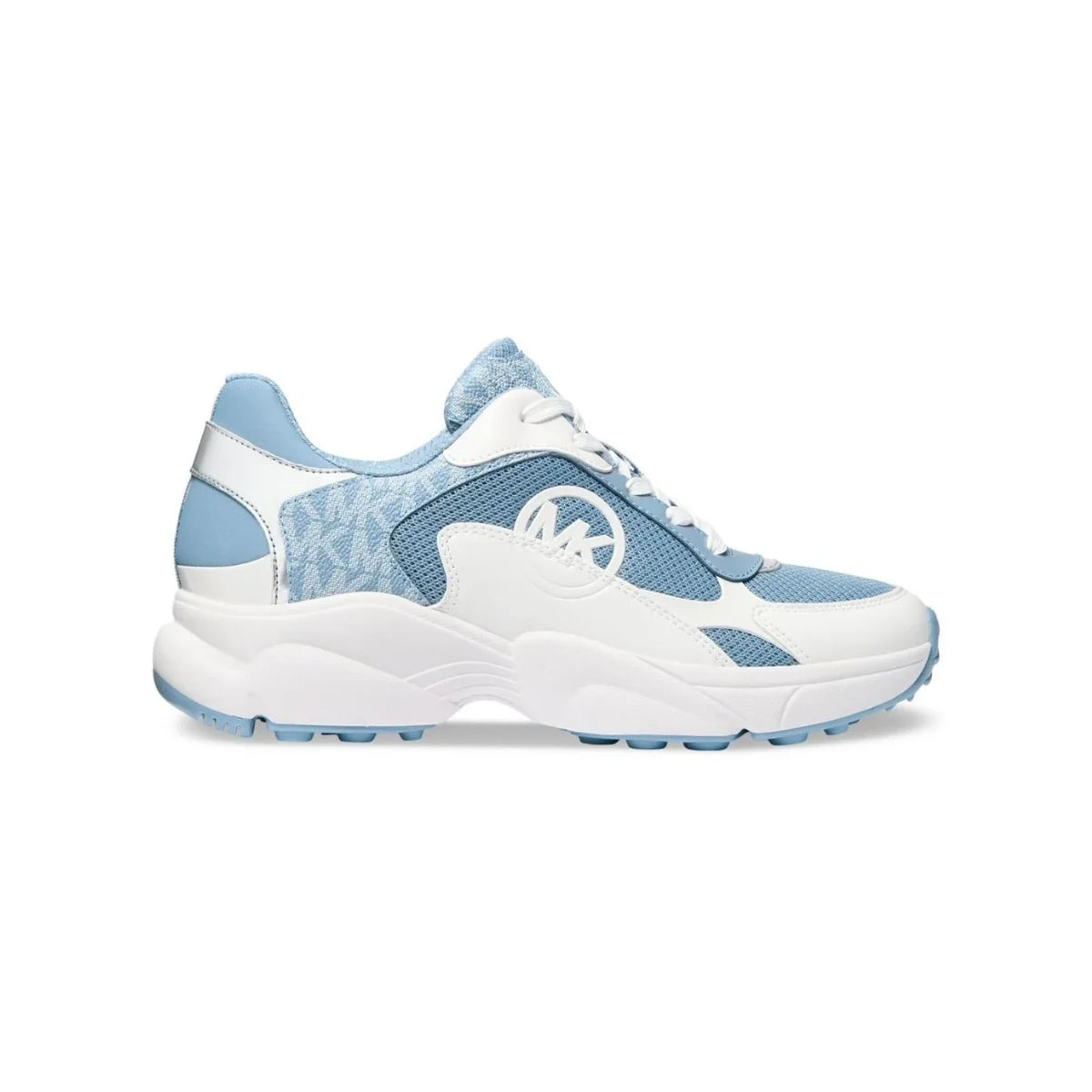 Michael Kors Sami Knit Trainer Sneaker Women - WHTBLU