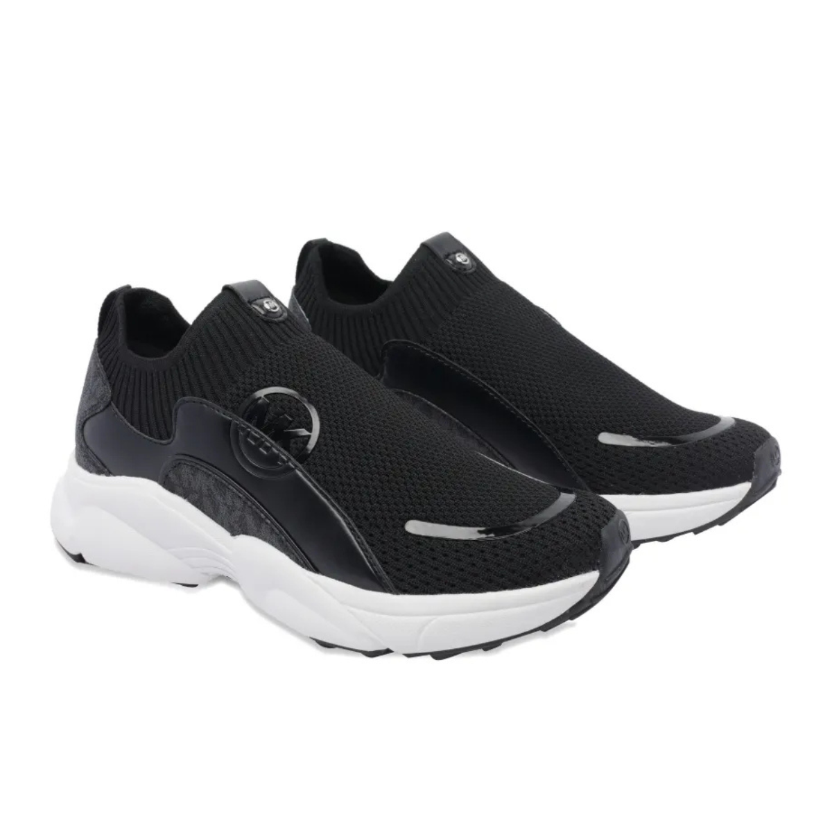 Michael Kors Sami Knit Trainer Sneaker Women’s -BLK - Black / 38.5