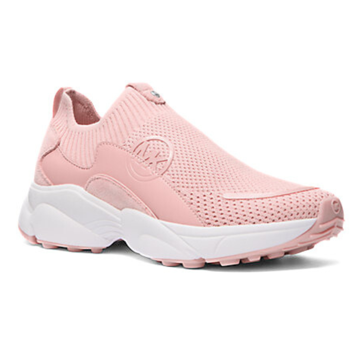 Michael Kors Sami Stretch Knit Trainer Sneakers Women’s -ROS - SMOKEY ROSE / 38.5