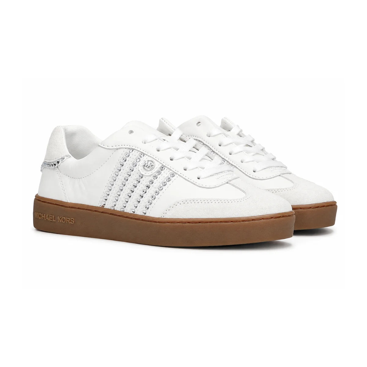 Michael Kors Scotty Lace Up Sneakers Women - WHT - White / 36.5
