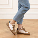 Michael Kors Scotty Lace Up Trainer - WHTBEG