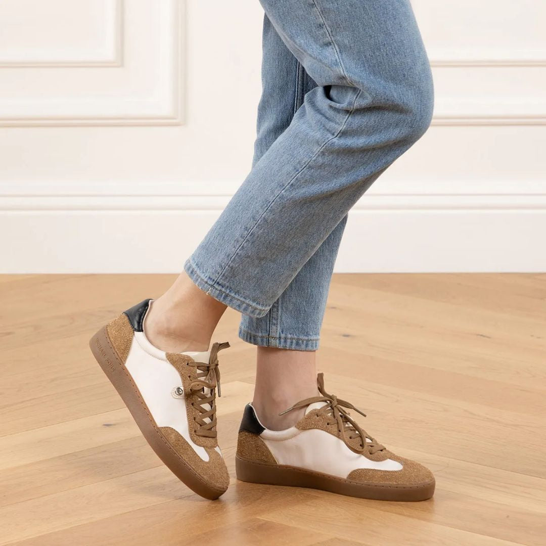 Michael Kors Scotty Lace Up Trainer - WHTBEG