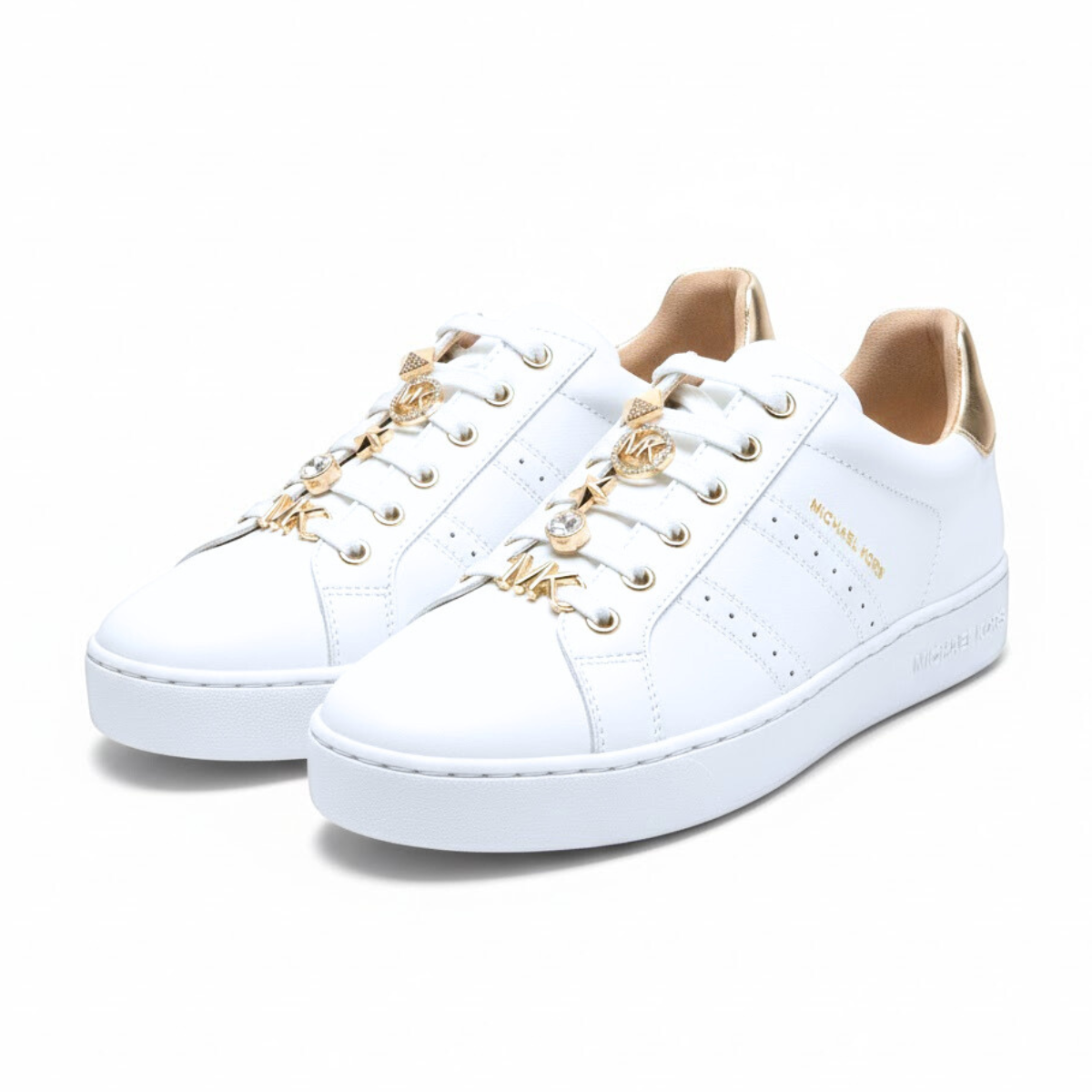 Michael Kors Scotty Leather Sneaker Women - WHT