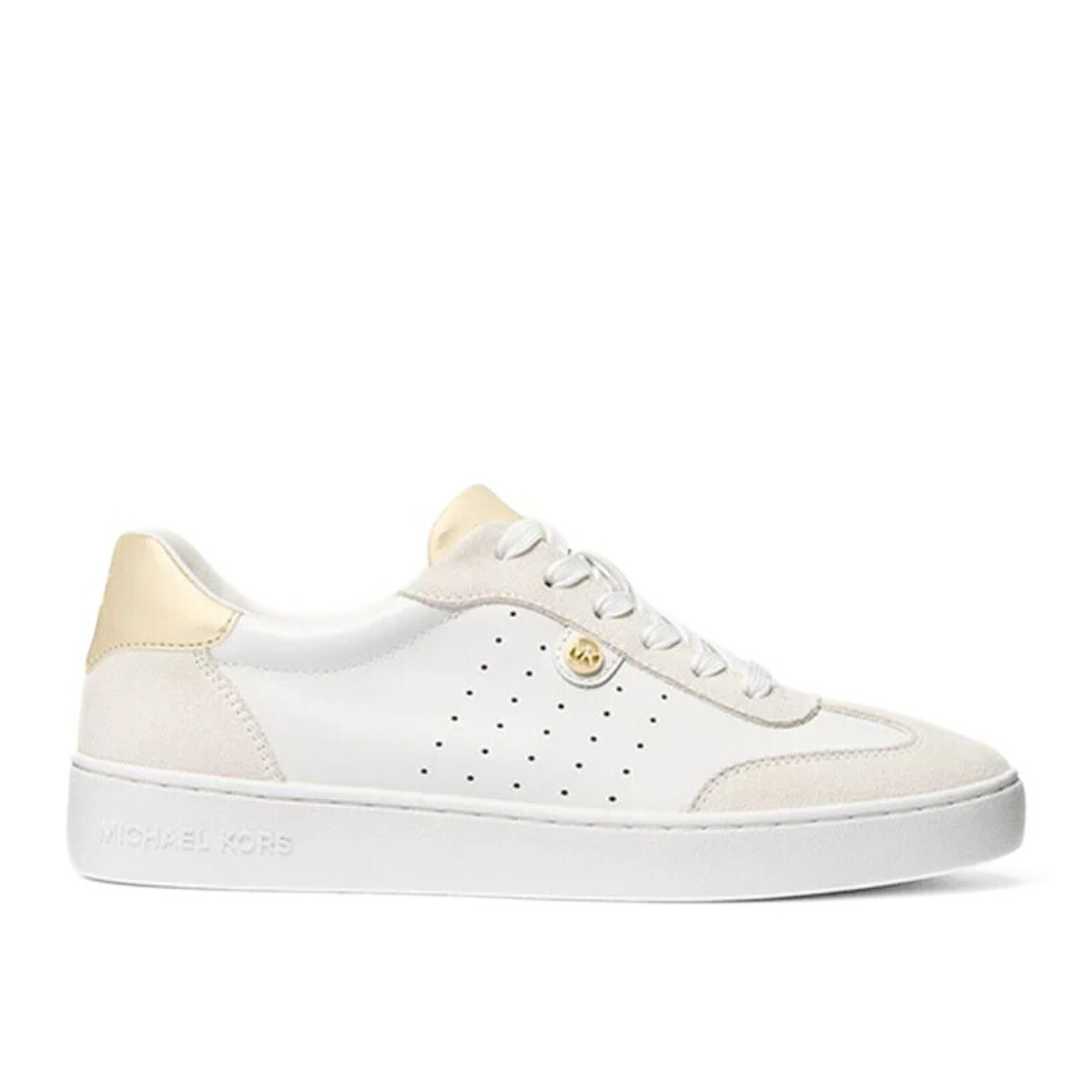 Michael Kors Scotty Leather Sneaker – Women (WHT) - White / 36
