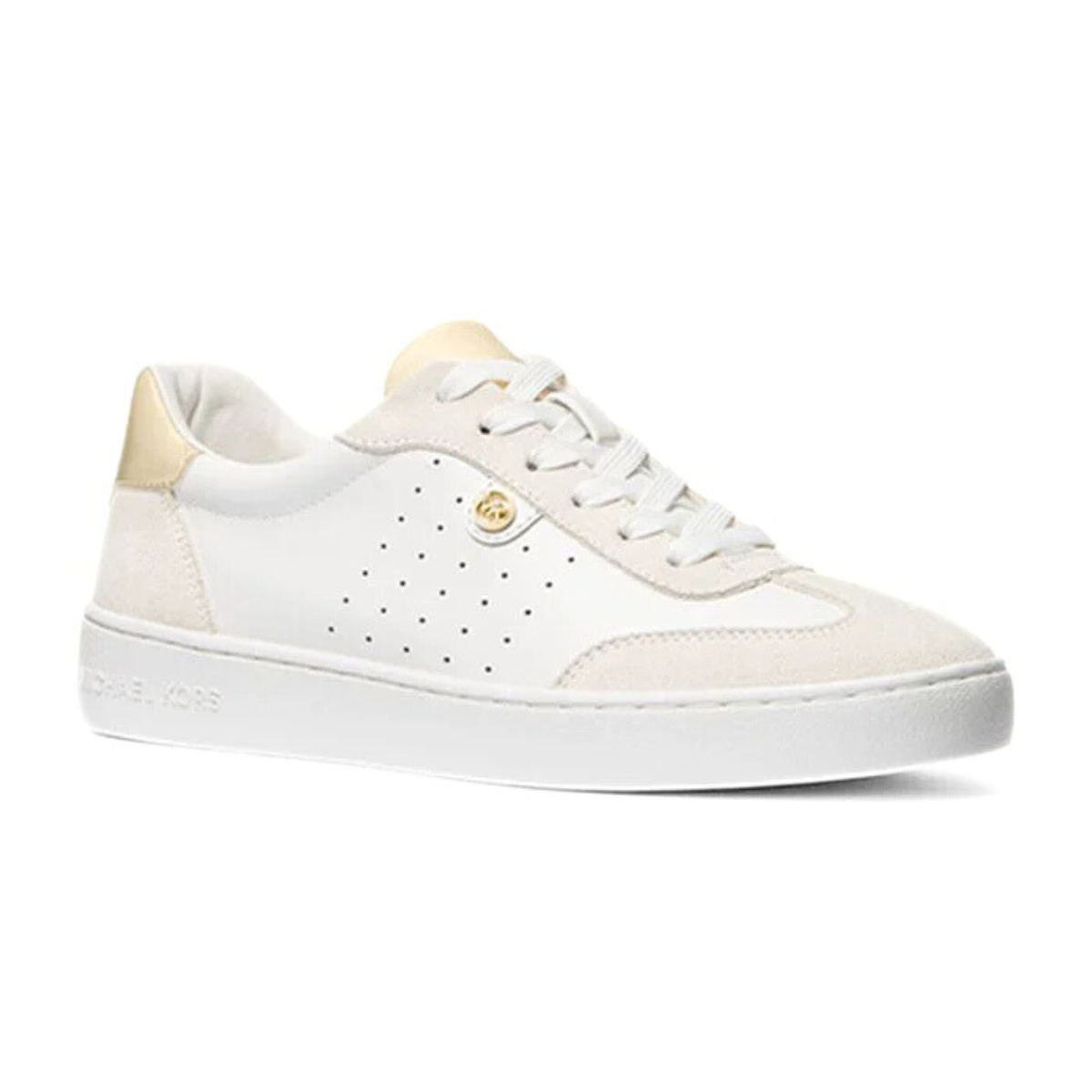 Michael Kors Scotty Leather Sneaker – Women (WHT) - White / 36