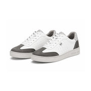 Michael Kors Scotty Leather Sneaker Women - WHTGRY - White-Gary / 36.5