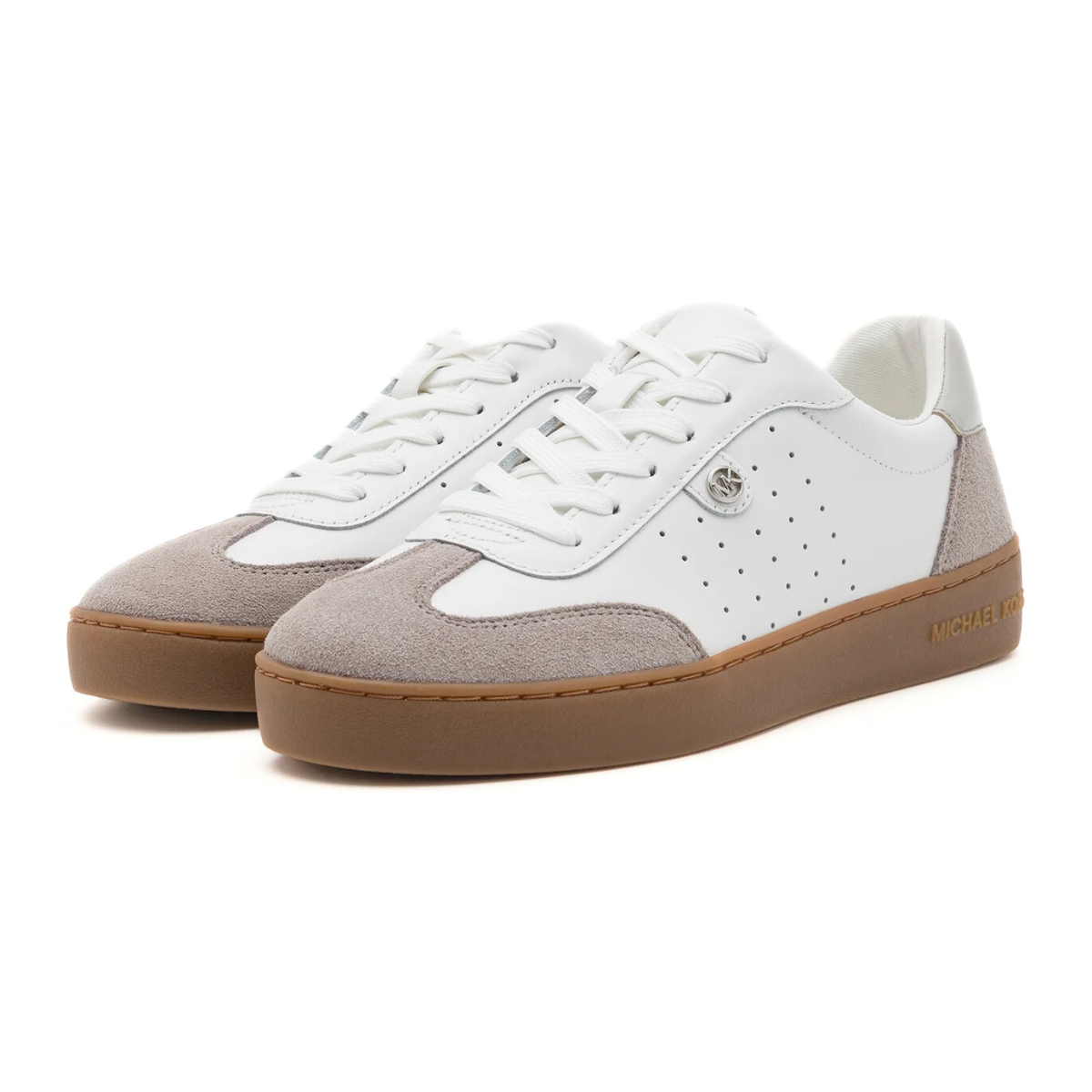 Michael Kors Scotty Leather Sneaker Women’s -WHT - White / 37.5