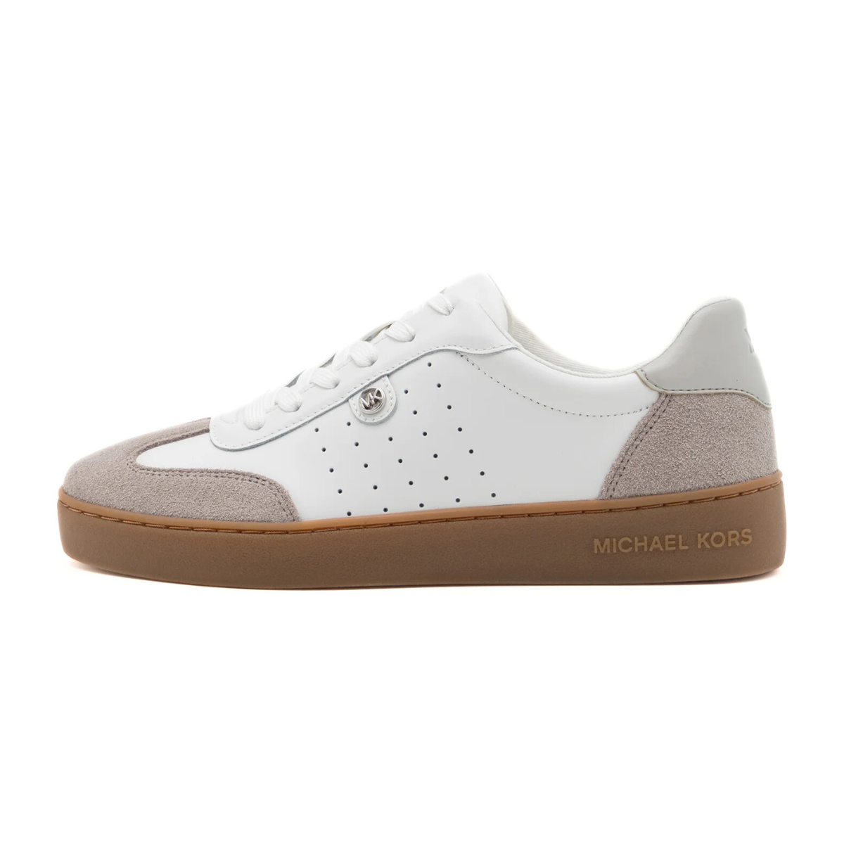 Michael Kors Scotty Leather Sneaker Women’s -WHT - White / 37.5
