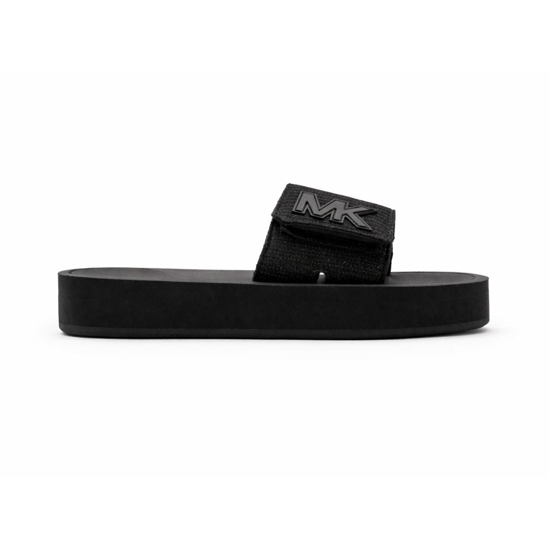 Michael Kors Scuba Mesh Wedge Slides Women - BLK