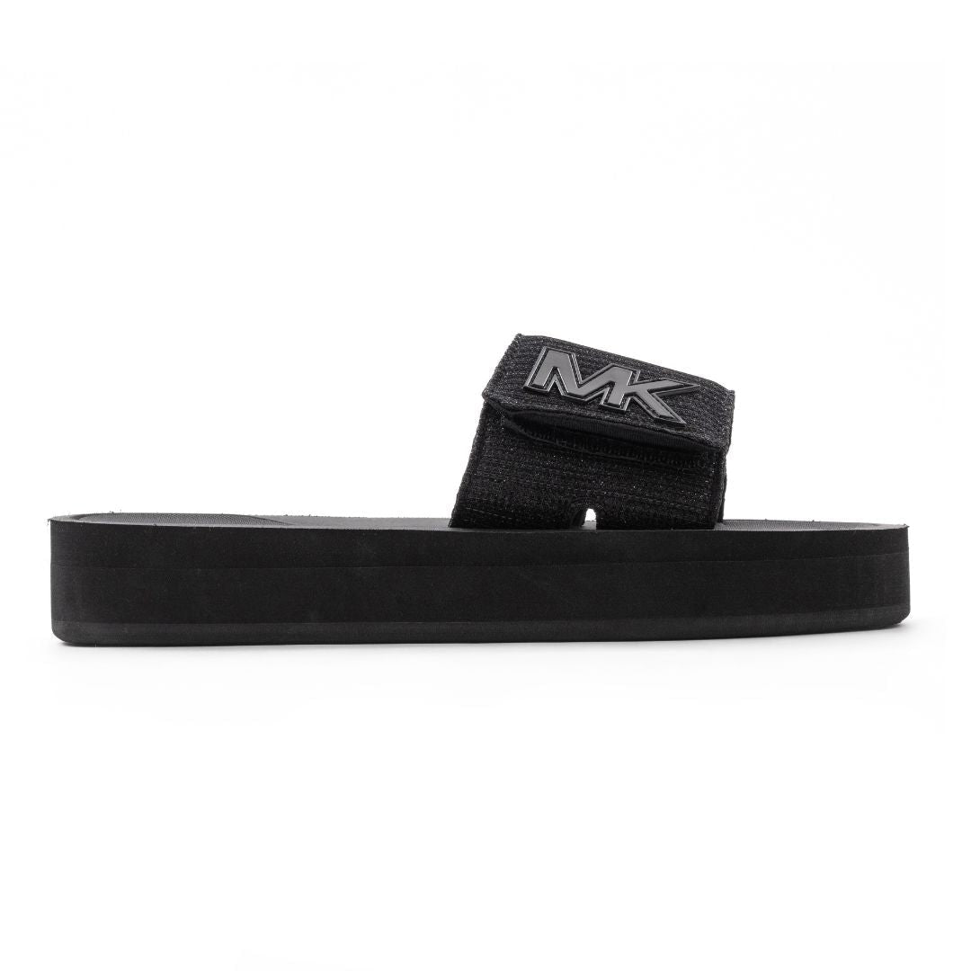 Michael Kors Scuba Mesh Wedge Slides Women - BLK