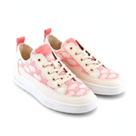 Michael Kors Shea Lace Up Casual Women - BEGPNK - Beige-Pink / 36