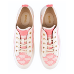 Michael Kors Shea Lace Up Casual Women - BEGPNK - Beige-Pink / 36
