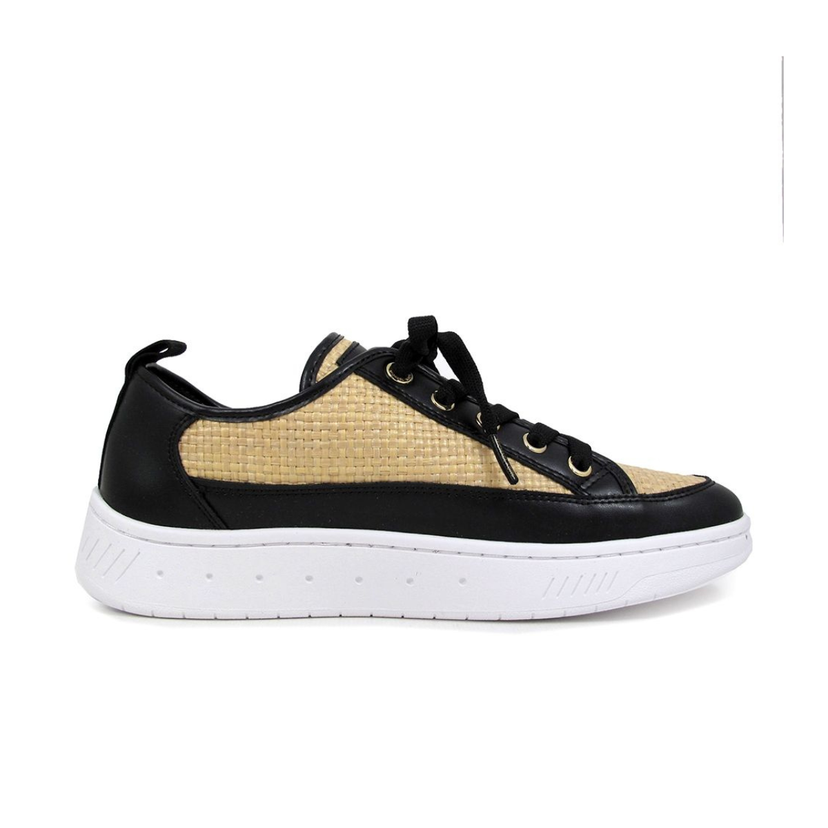 Michael Kors Shea Lace Up Sneaker Woman - BLKBEG - Black-Beige / 37