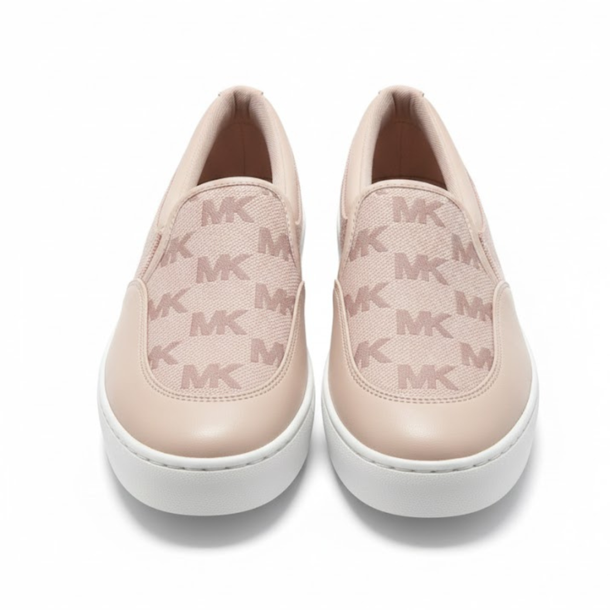 Michael Kors Theo Jacquard Y Cuero Sneaker Woman - PNK - Pink / 37.5