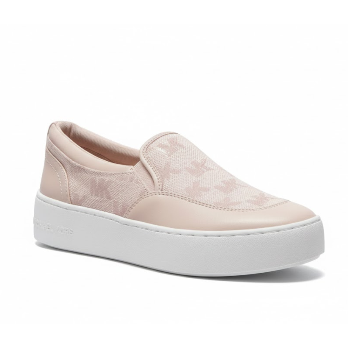 Michael Kors Theo Jacquard Y Cuero Sneaker Woman - PNK - Pink / 37.5