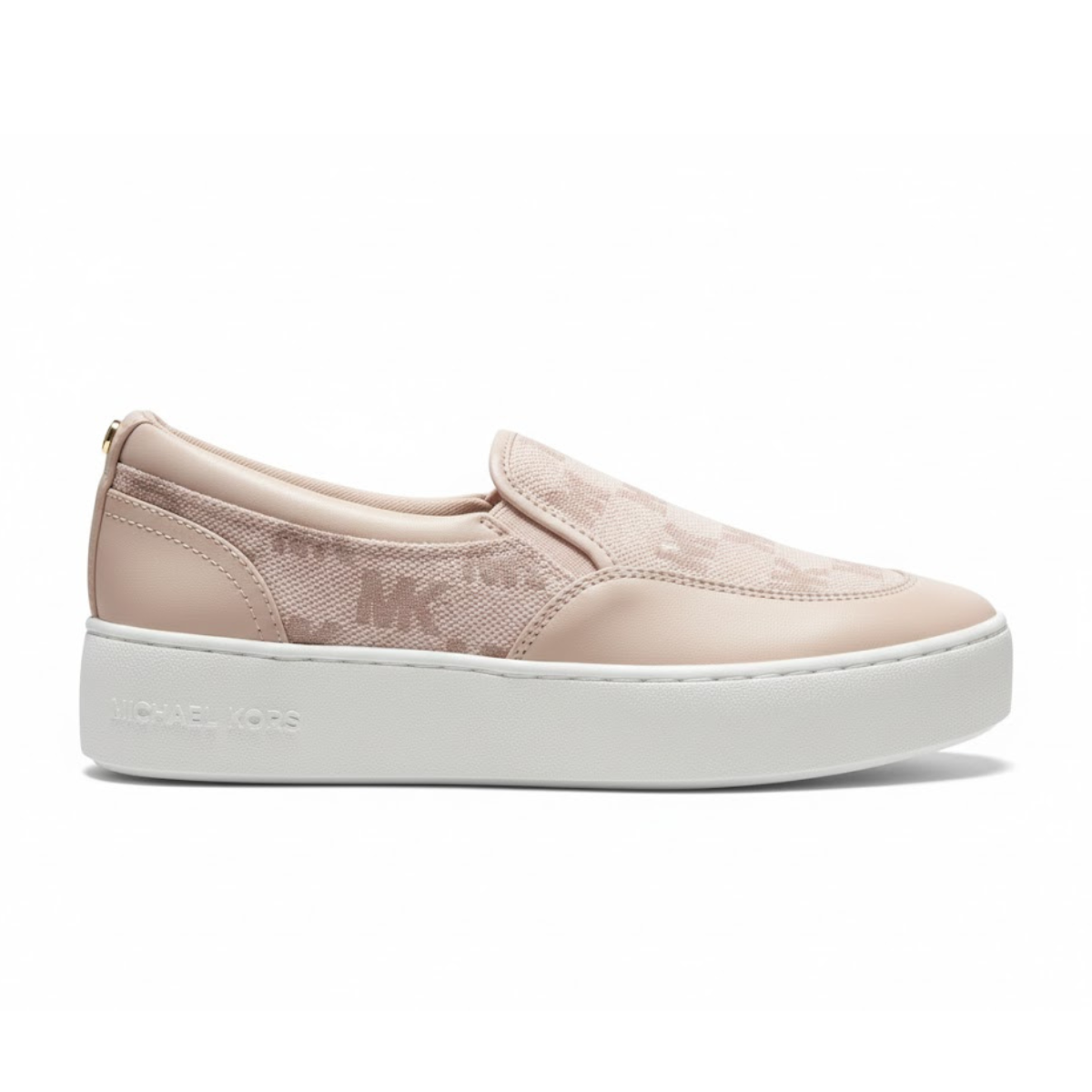 Michael Kors Theo Jacquard Y Cuero Sneaker Woman - PNK - Pink / 37.5