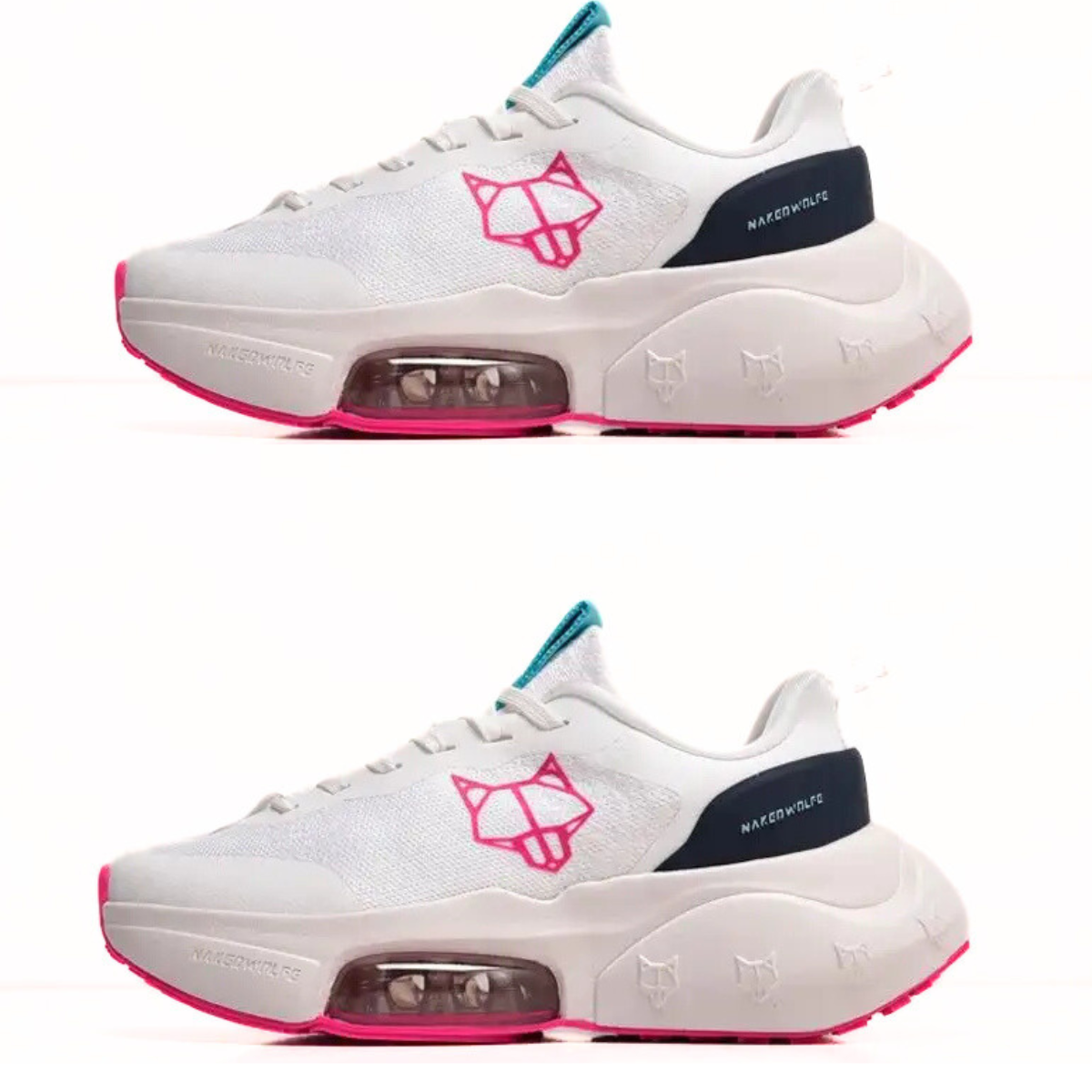 NAKED WOLFE Sprint Sneakers Women-WHTPNK