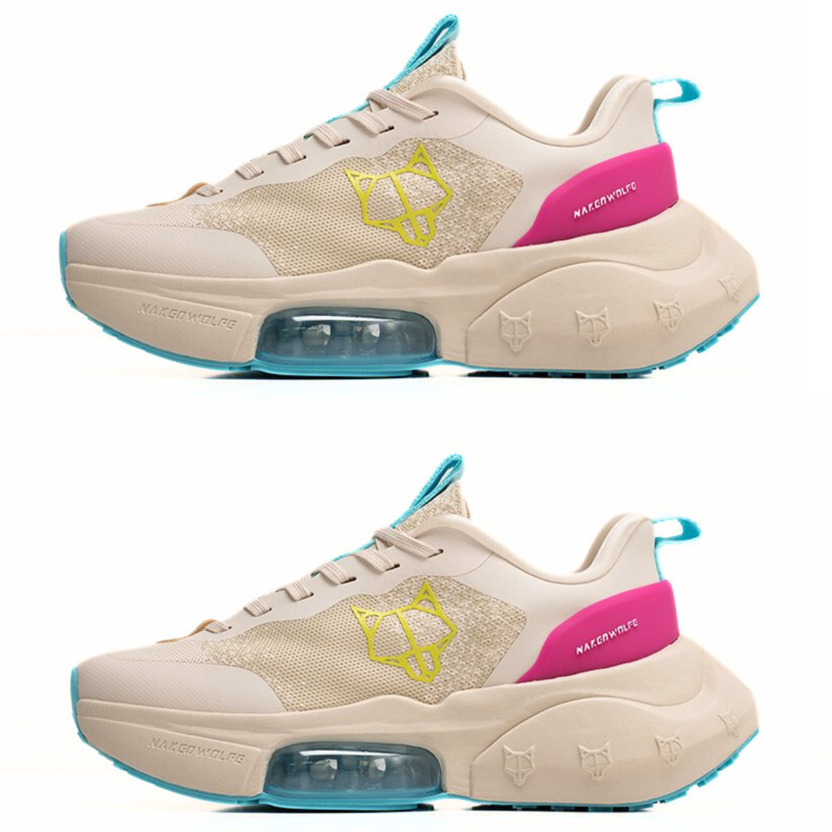 Naked Wolfe Sprint WMNS textile Sneakers women -BEG - Beige / 37