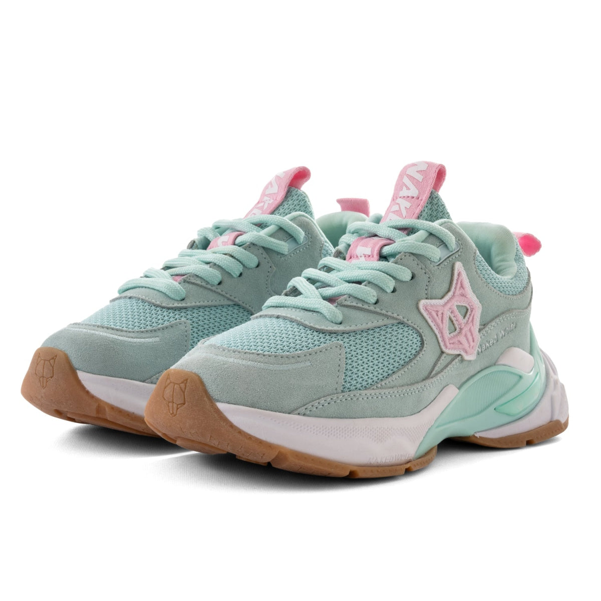 NAKED WOLFE Super Sneakers Women-MNTGRN - Mint Green / 37