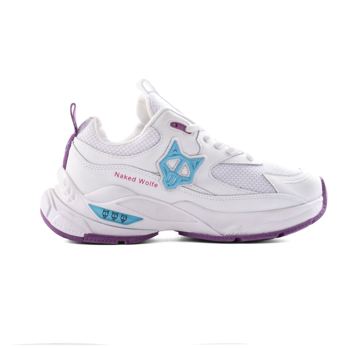 NAKED WOLFE Super Sneakers Women-WHT