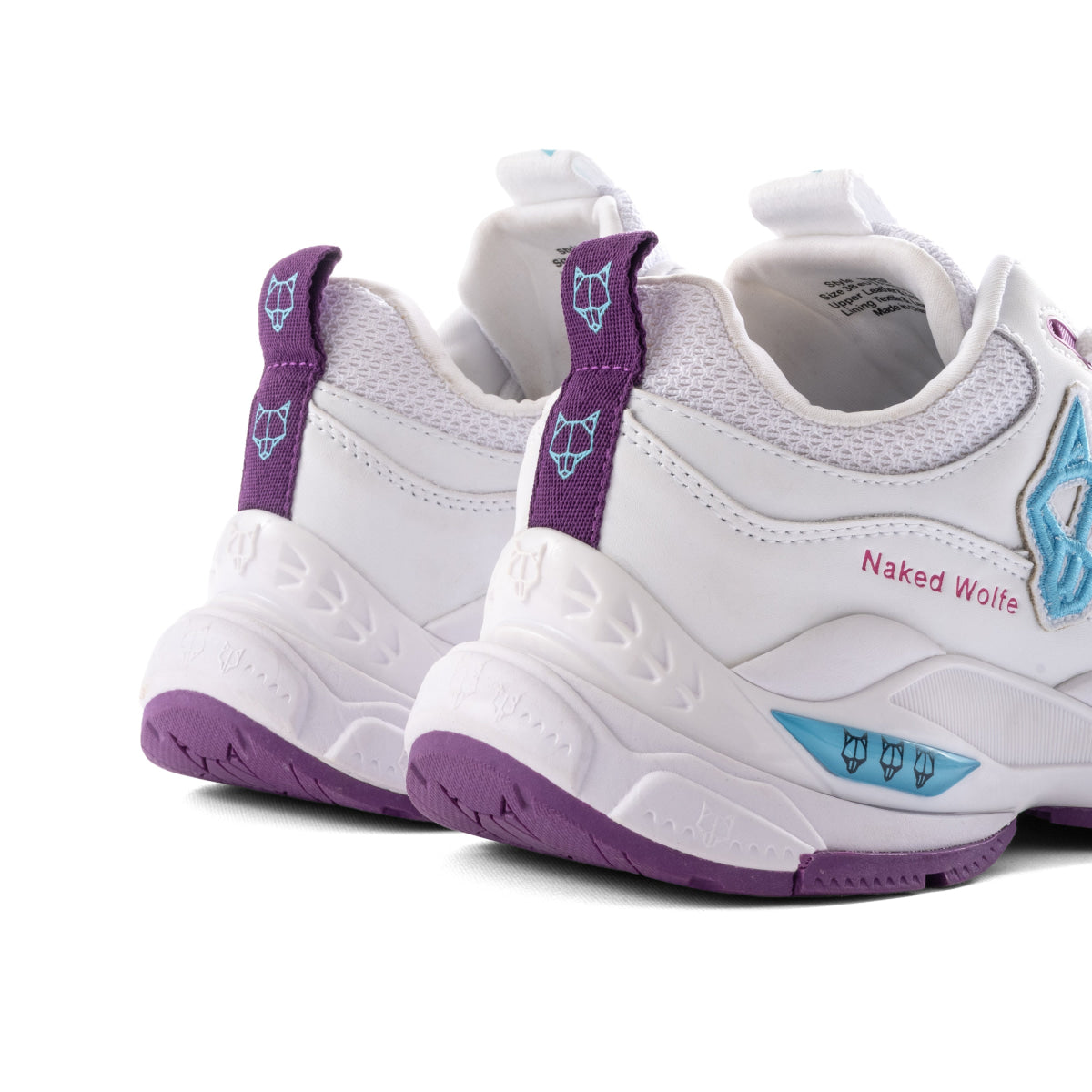 NAKED WOLFE Super Sneakers Women-WHT