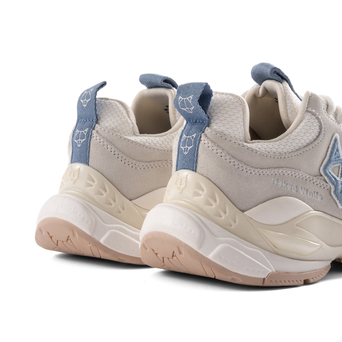 NAKED WOLFE SUPER Sneakers Women-WHTBEG - White-Beige / 38