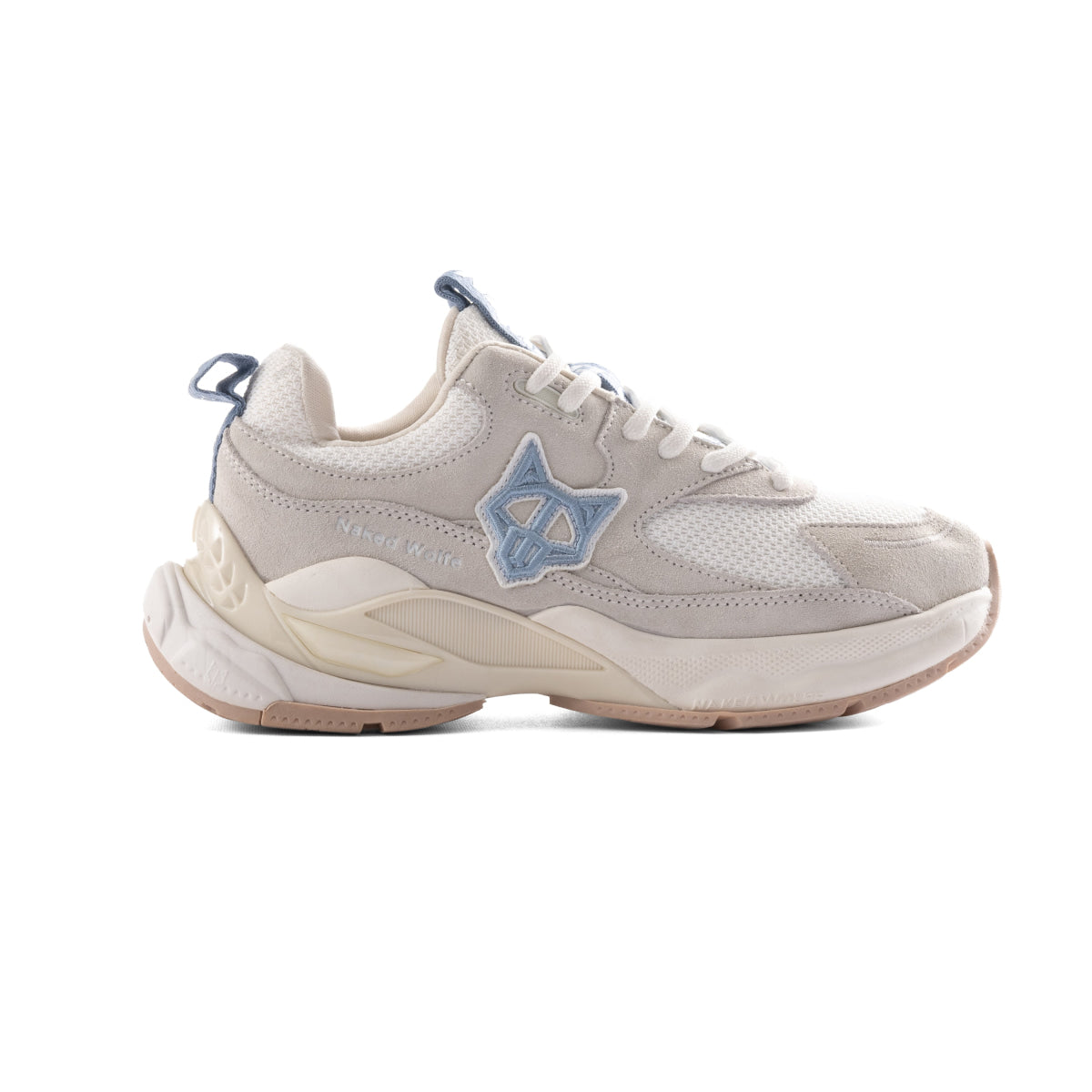NAKED WOLFE SUPER Sneakers Women-WHTBEG - White-Beige / 38