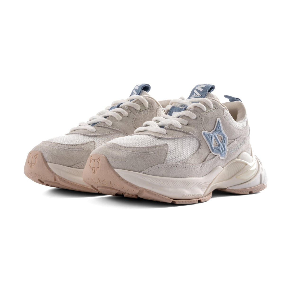 NAKED WOLFE SUPER Sneakers Women-WHTBEG - White-Beige / 38
