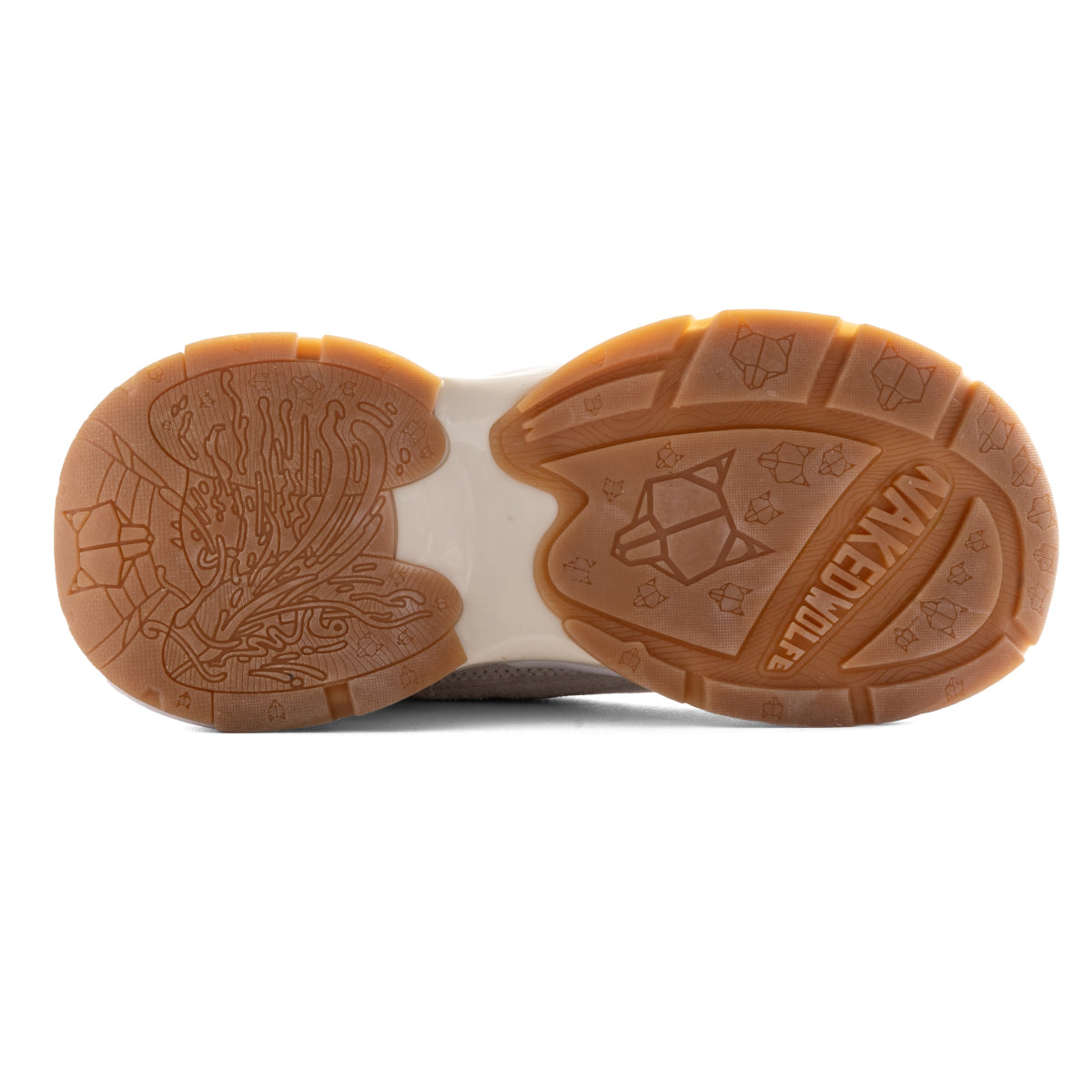 NAKED WOLFE SUPER Sneakers Women-WHTGRE - White-Grey / 38