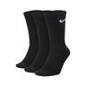 Nike Everyday Lightweight Training Crew Socks (3 Pairs) - Black / One size