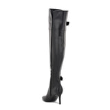 Nine West Flye Over the Knee Heeled Boots Women - BLK