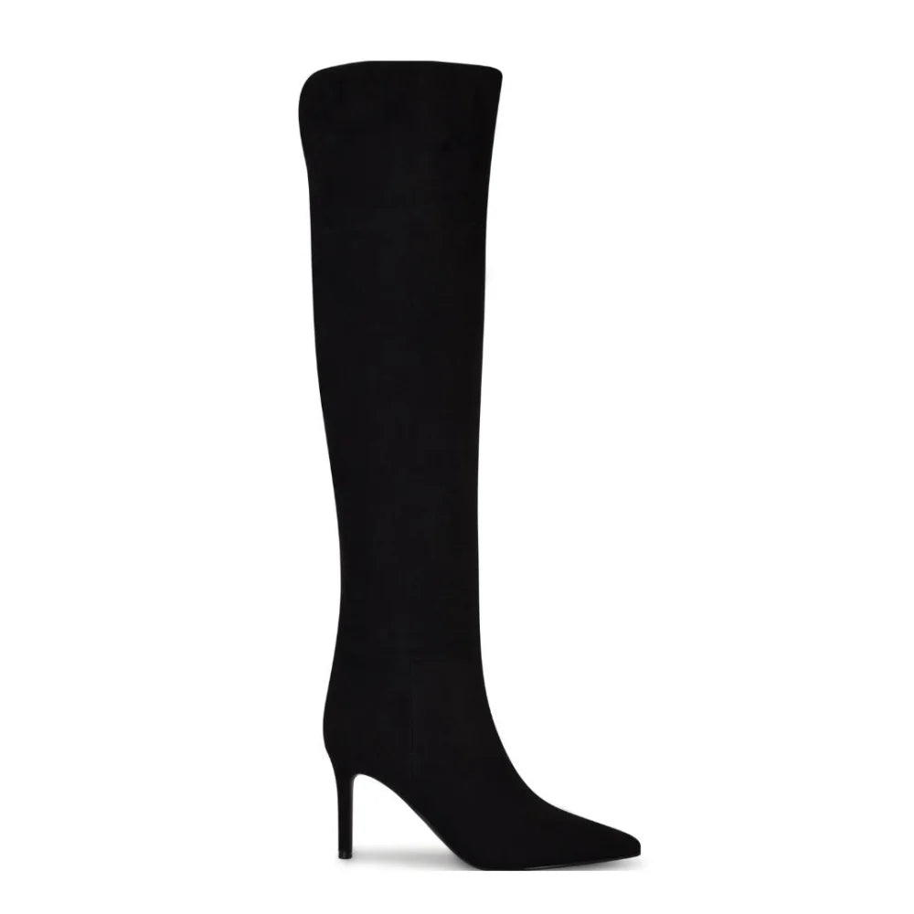 Nine West Fredy Over The Knee Boots Women - SBLK - 37 / Black