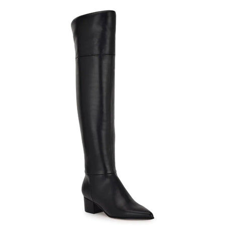 Nine West Maner Over-The-Knee Dress Boots Women - BLKLTH